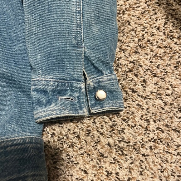 Vintage S.B.II Embellished Denim Jacket Rhinestone Studded Western Jean Jacket M - Picture 5 of 9